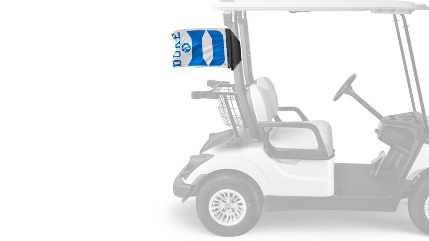Duke 11"x17" Forever Wave Flag for Golf Carts