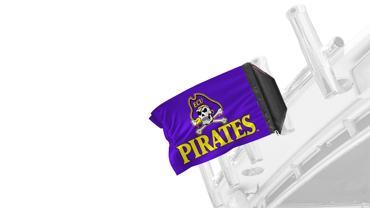 East Carolina 11"x17" Forever Wave Flag for Boats