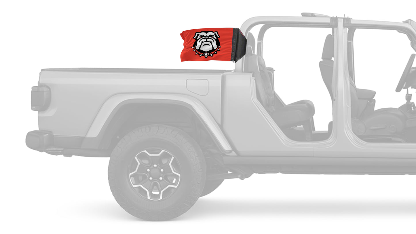 Georgia Bulldog 11"x17" Forever Wave Flag