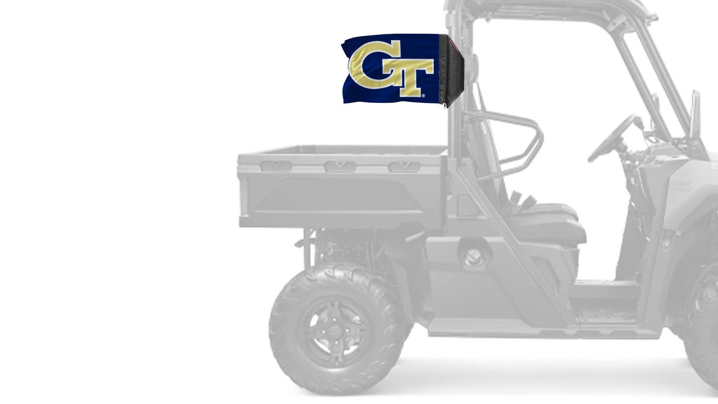 Georgia Tech 11"x17" Forever Wave Flag for UTVs