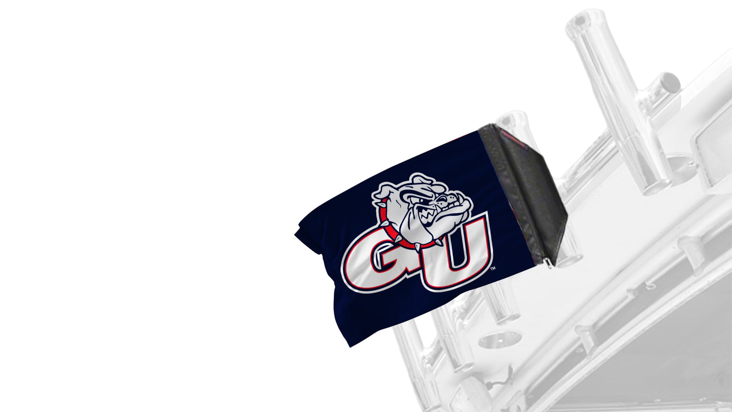 Gonzaga 11"x17" Forever Wave Flag for Boats