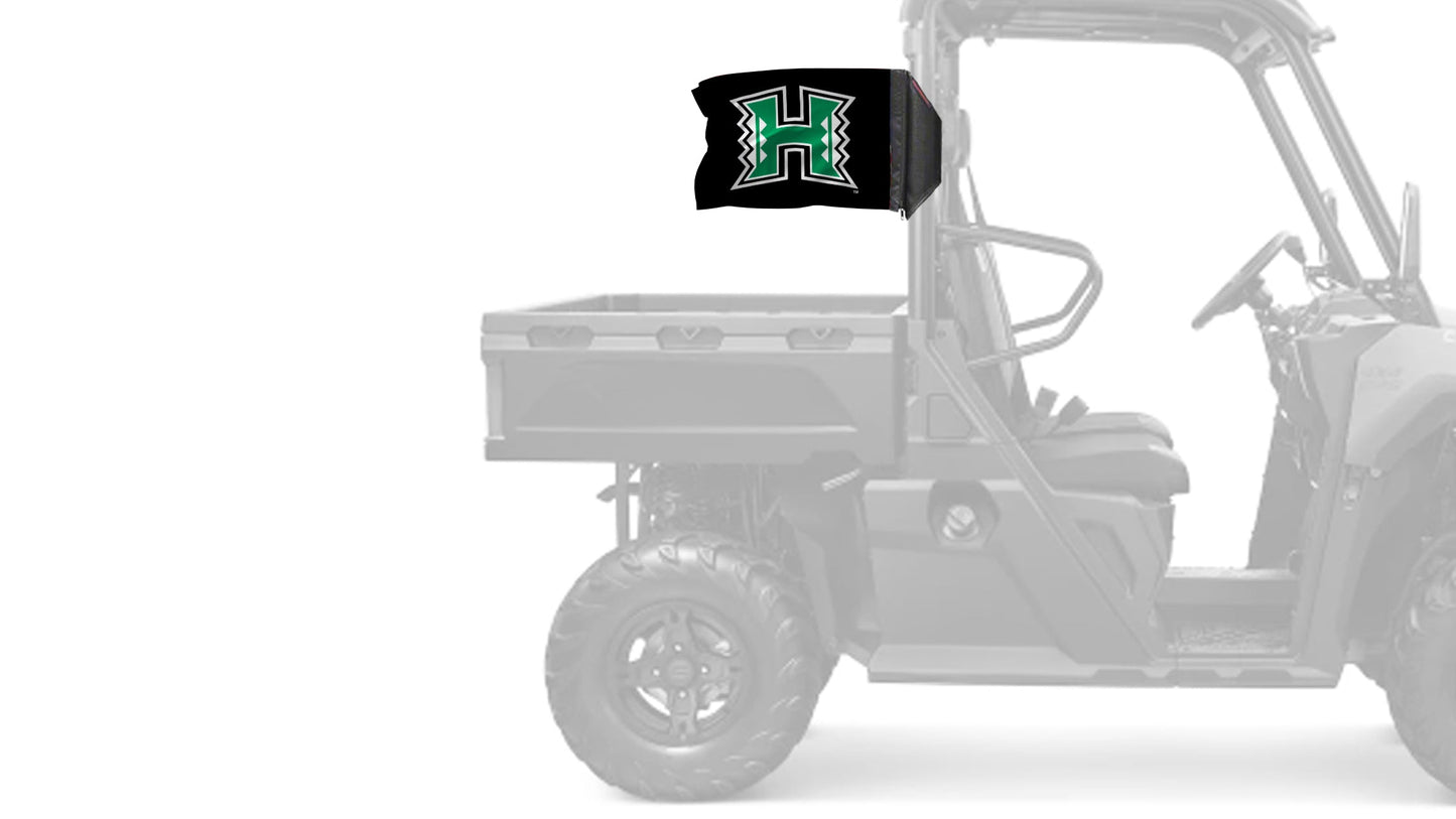 Hawaii Warriors 11"x17" Forever Wave Flag for UTVs