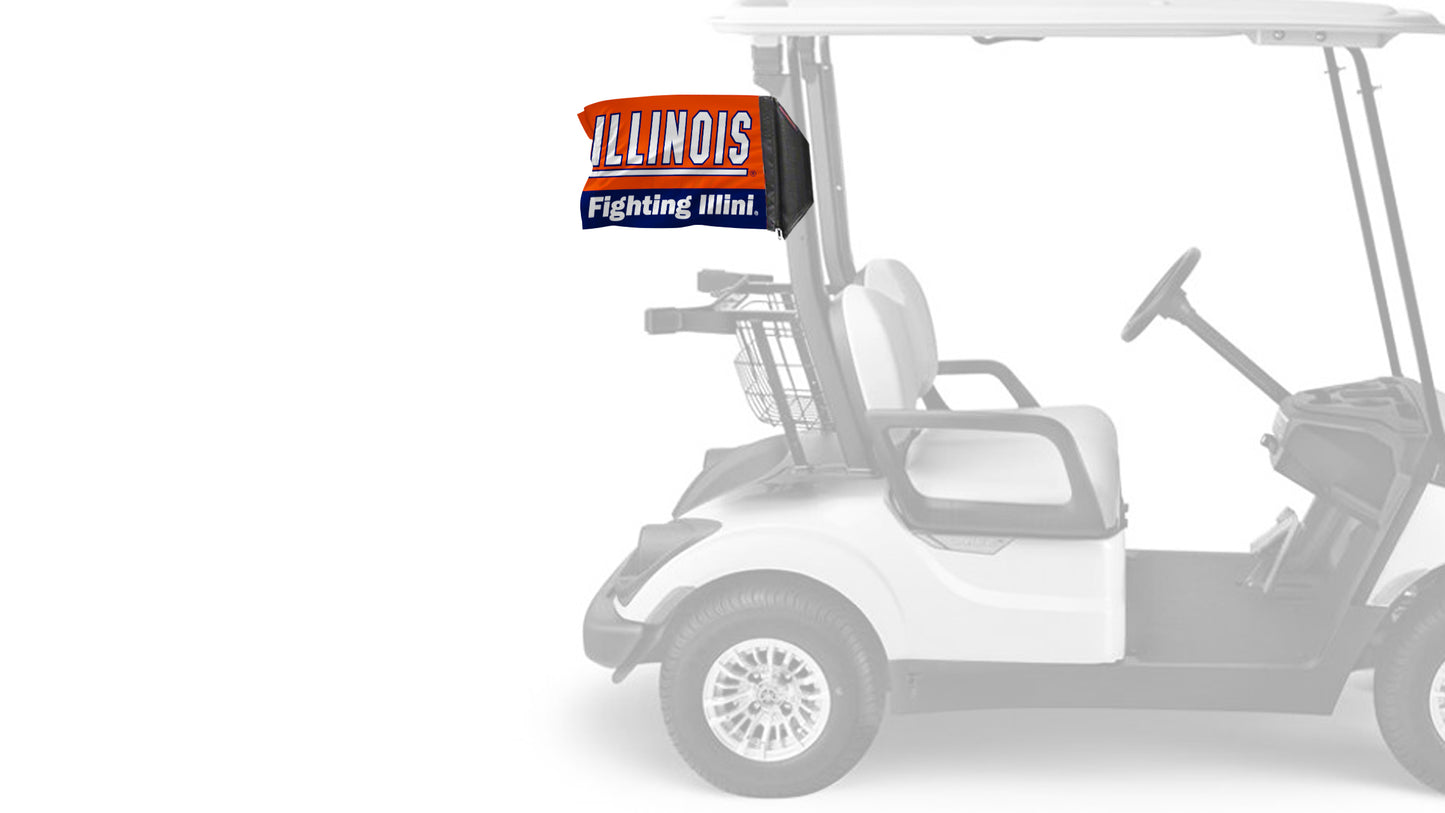 Illinois 11"x17" Forever Wave Flag