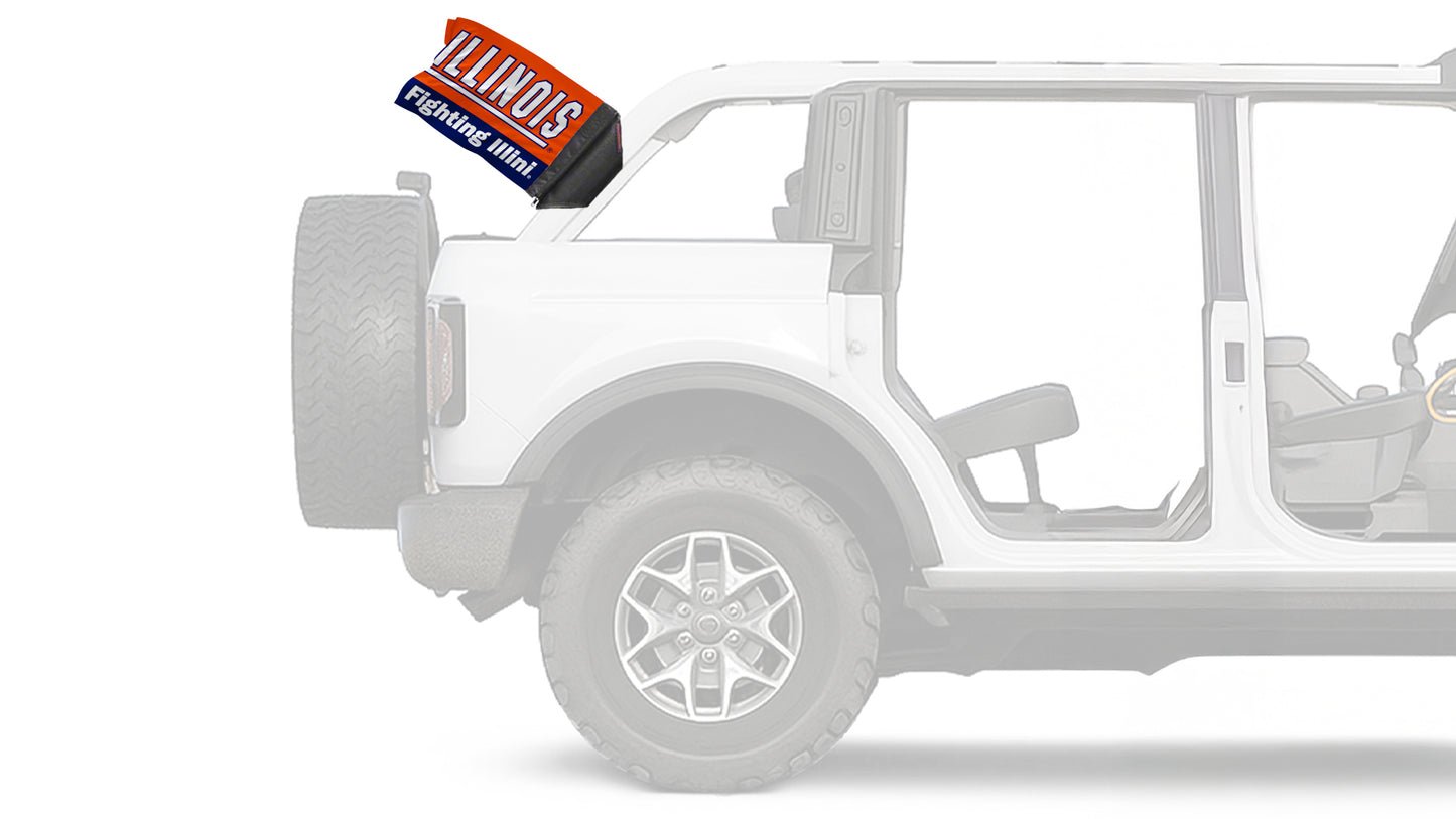 Illinois 11"x17" Forever Wave Flag