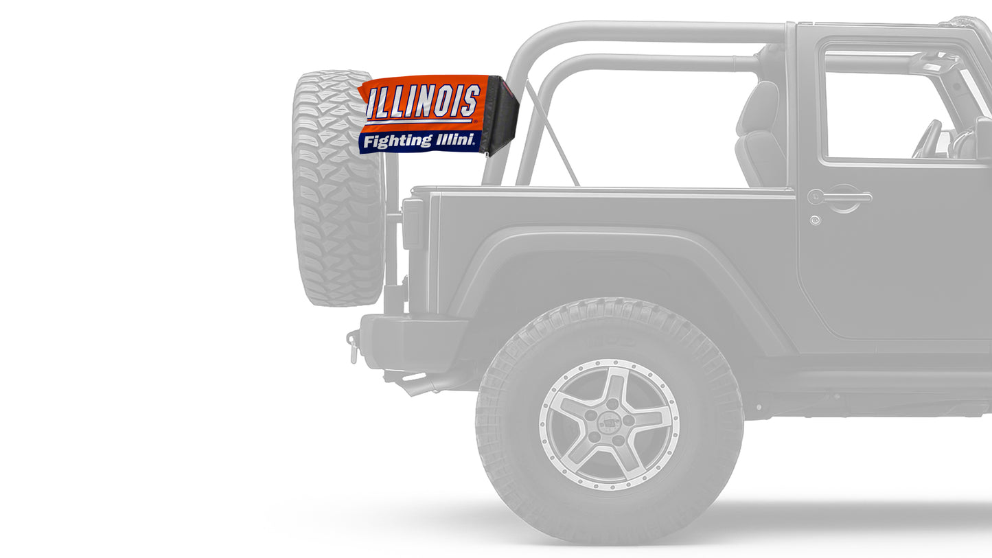 Illinois 11"x17" Forever Wave Flag