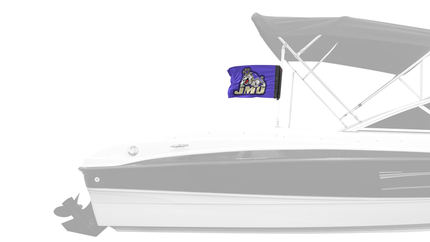 James Madison University 11"x17" Forever Wave Flag for Boats
