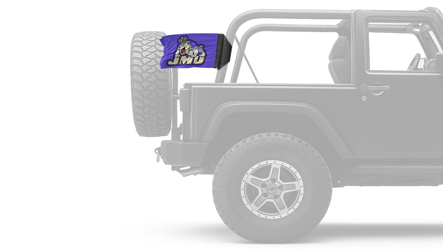 James Madison University 11"x17" Forever Wave Flag for Jeep Wrangler JK 2-Door 2007-2018