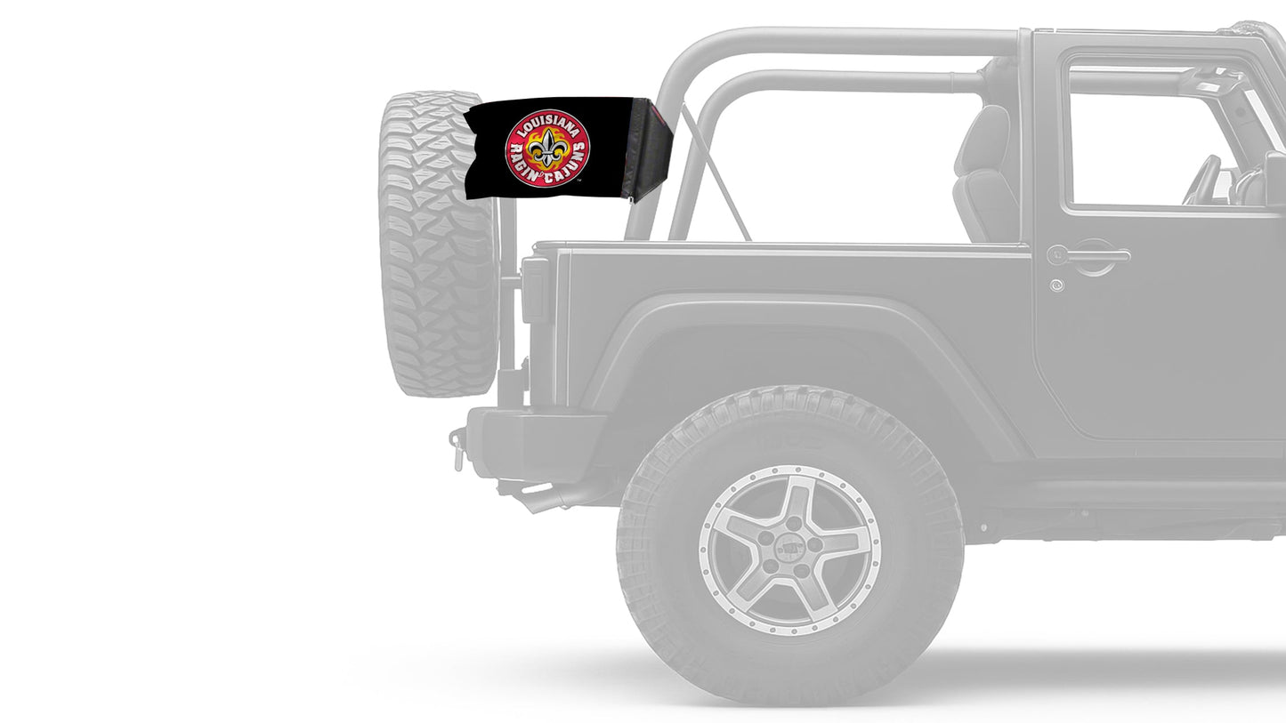 Louisiana Lafayette 11"x17" Forever Wave Flag for Jeep Wrangler YJ 1986-1995