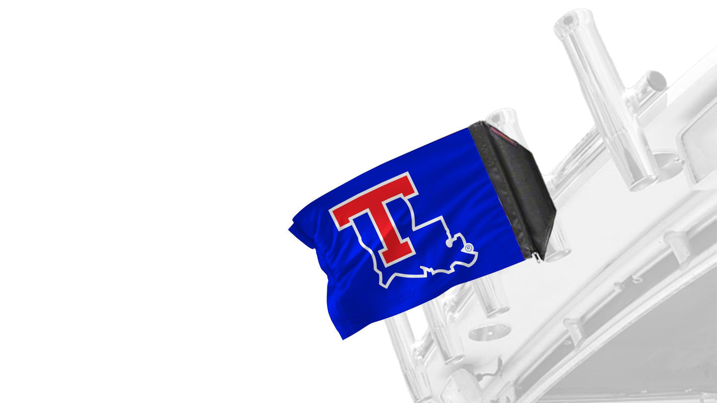 Louisiana Tech 11"x17" Forever Wave Flag for Boats
