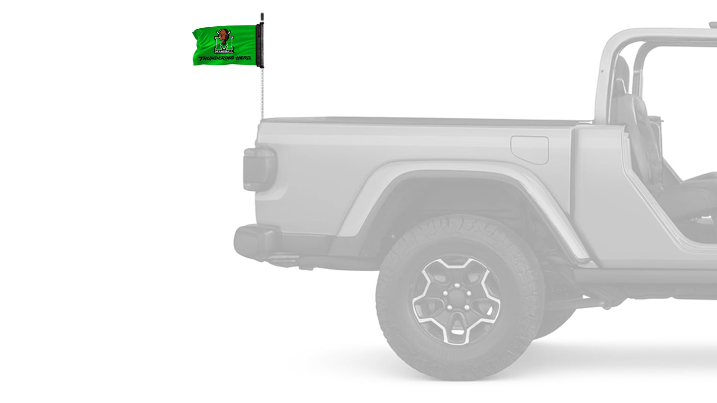 Marshall 11"x17" Forever Wave Flag for Jeep Wrangler TJ 1996-2006