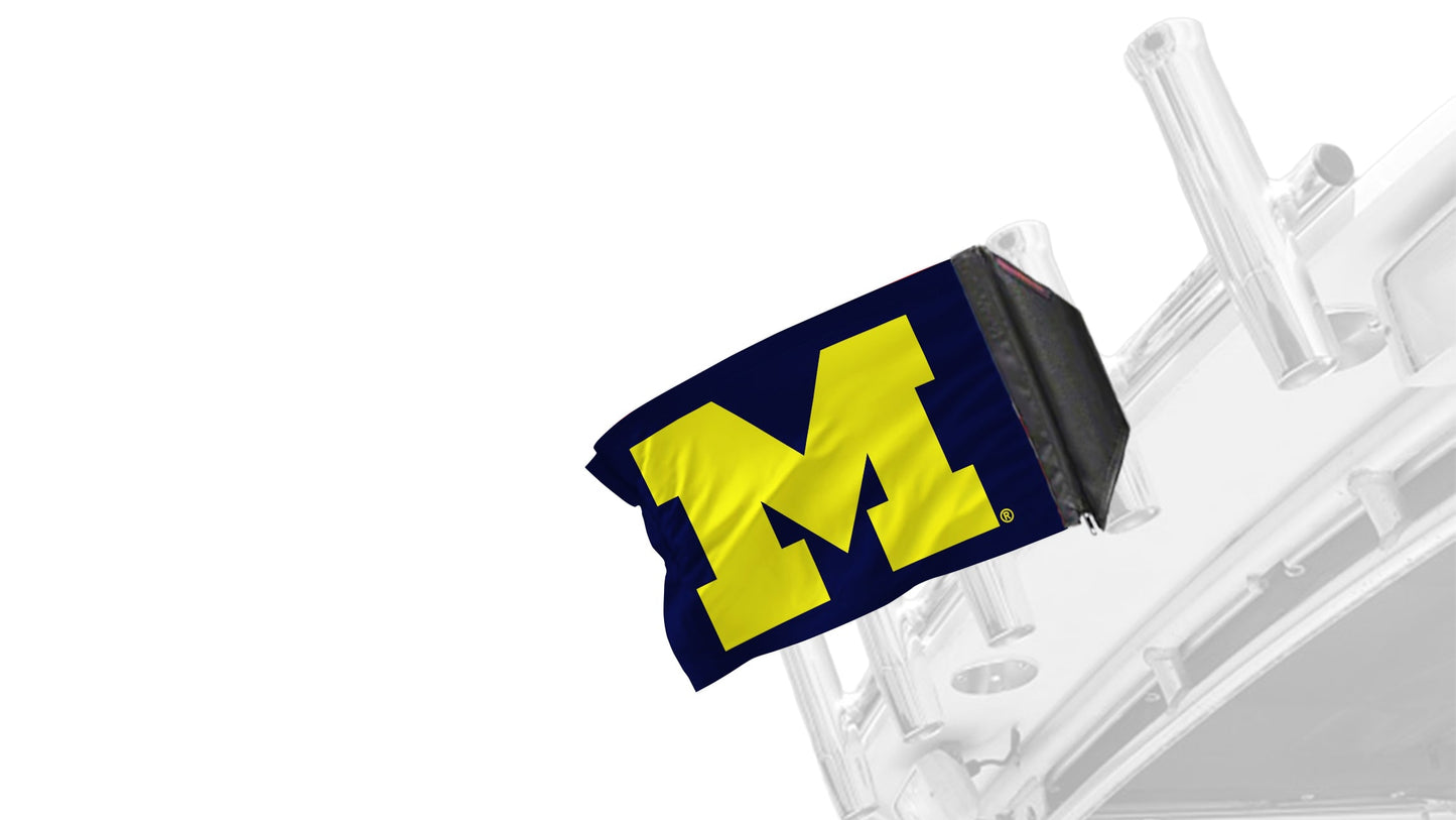 Michigan 11"x17" Forever Wave Flag for Boats