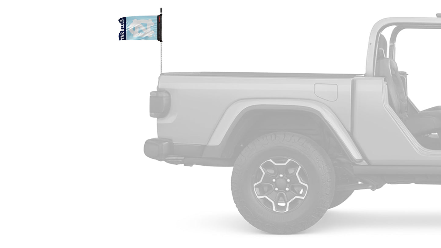 North Carolina 11"x17" Forever Wave Flag for Jeep Wrangler YJ 1986-1995
