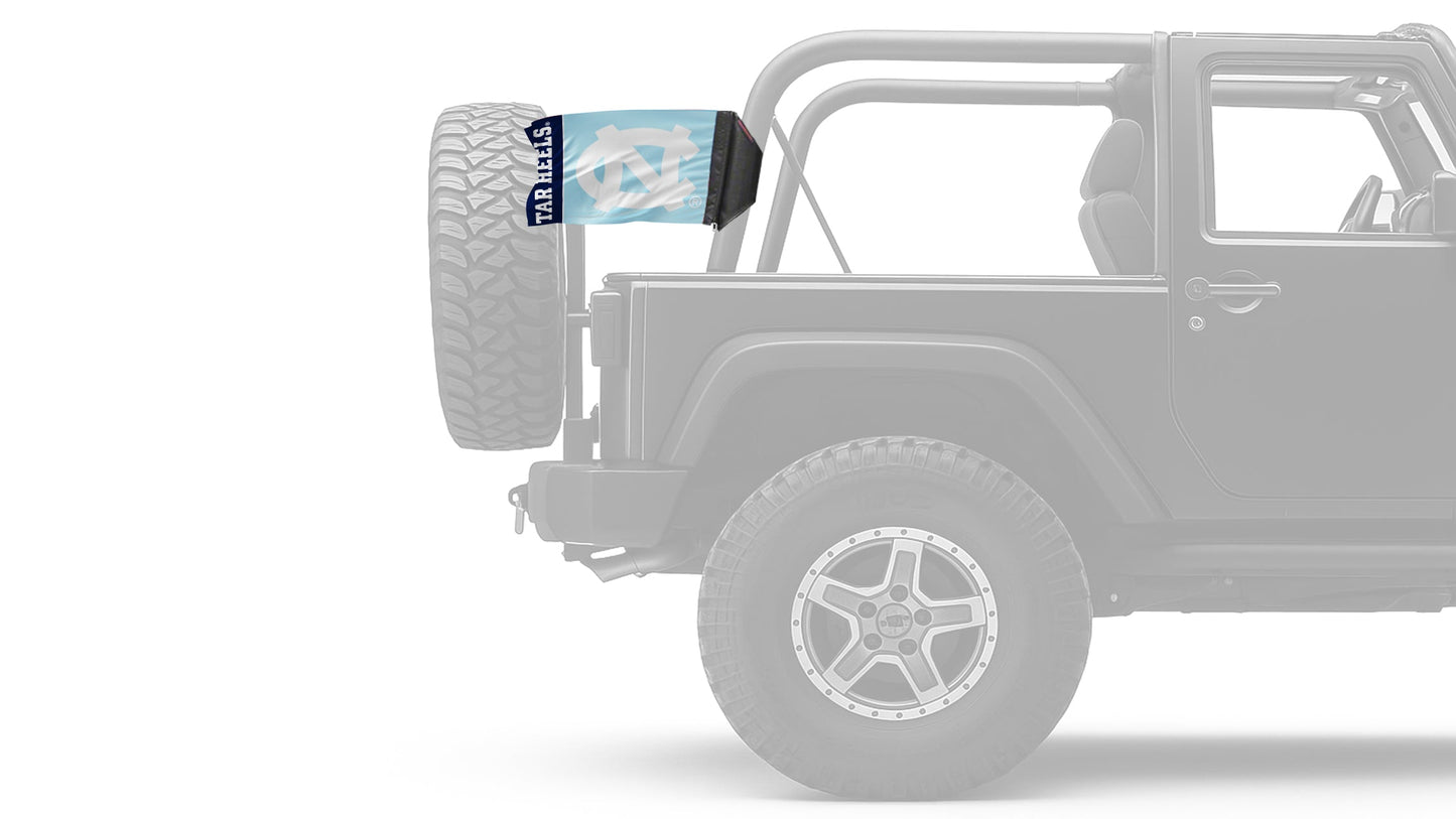 North Carolina 11"x17" Forever Wave Flag for Jeep Wrangler JL 2-Door 2018-Present