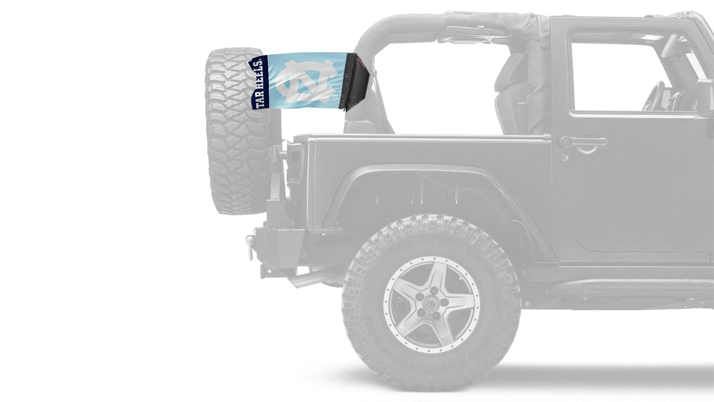 North Carolina 11"x17" Forever Wave Flag for Jeep Wrangler YJ 1986-1995