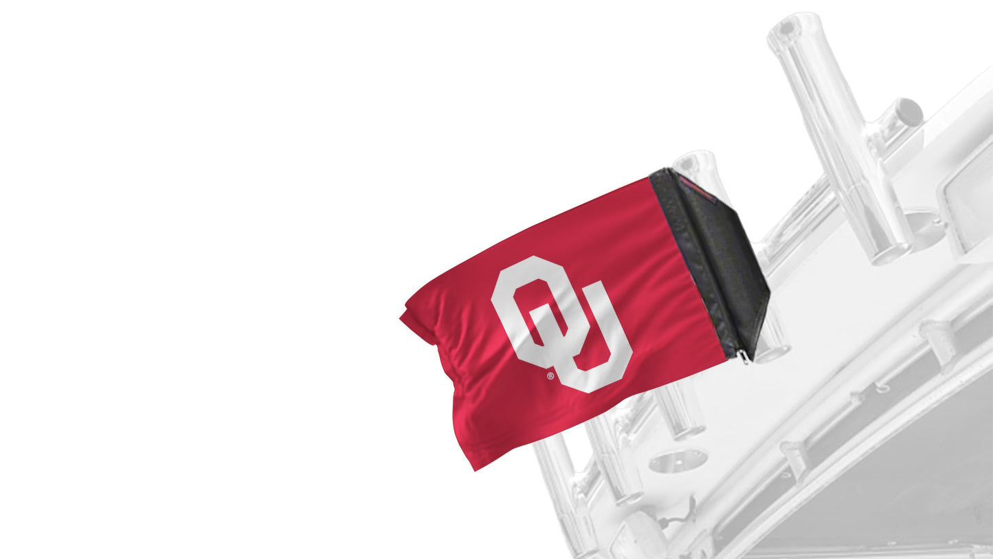 Oklahoma 11"x17" Forever Wave Flag for Boats