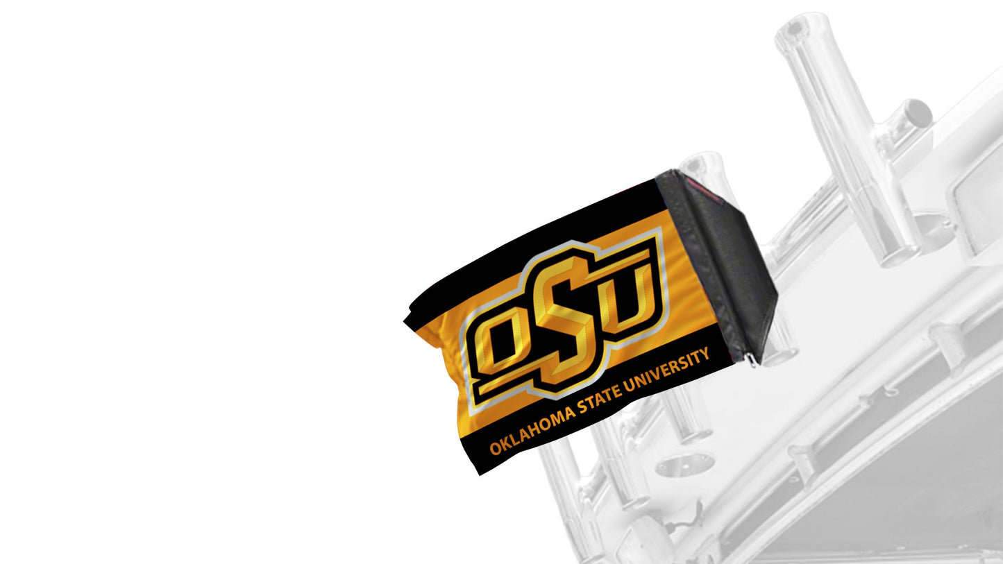 Oklahoma State 11"x17" Forever Wave Flag for Boats