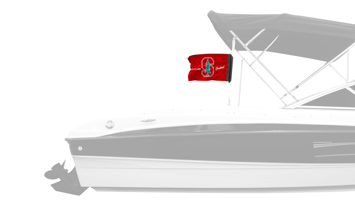 Stanford 11"x17" Forever Wave Flag