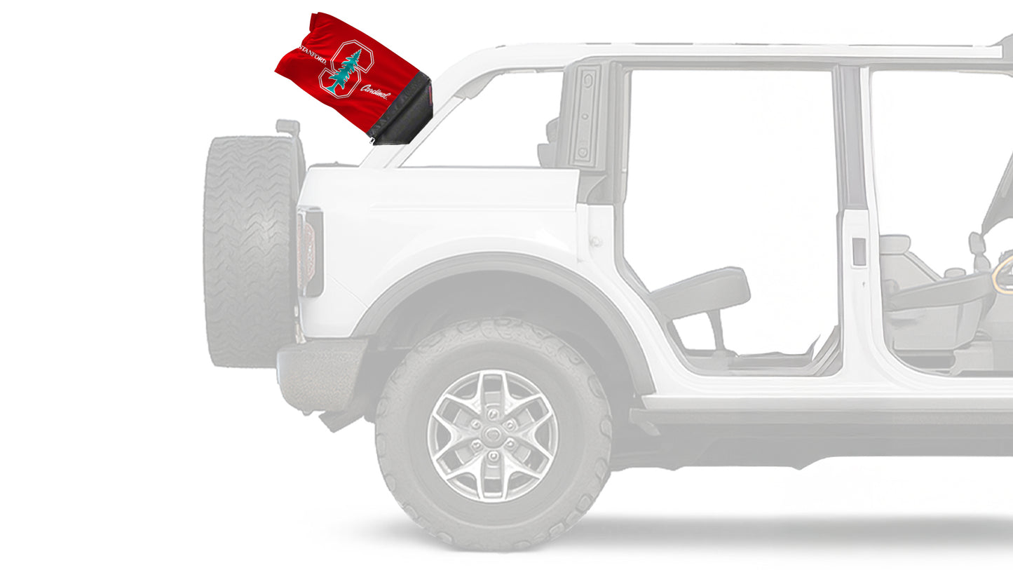 Stanford 11"x17" Forever Wave Flag