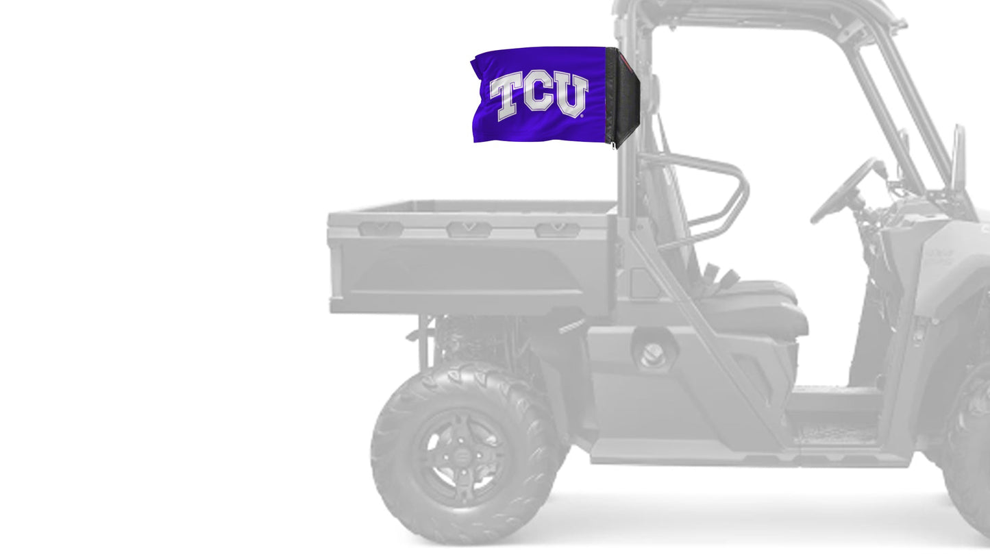 TCU 11"x17" Forever Wave Flag for UTVs