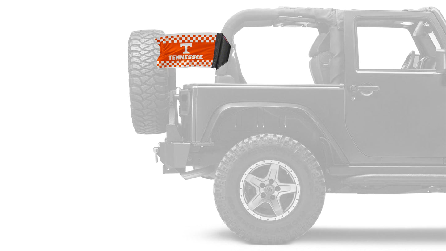 Tennessee 11"x17" Forever Wave Flag for Jeep Wrangler JLU 4-Door 2018-Present
