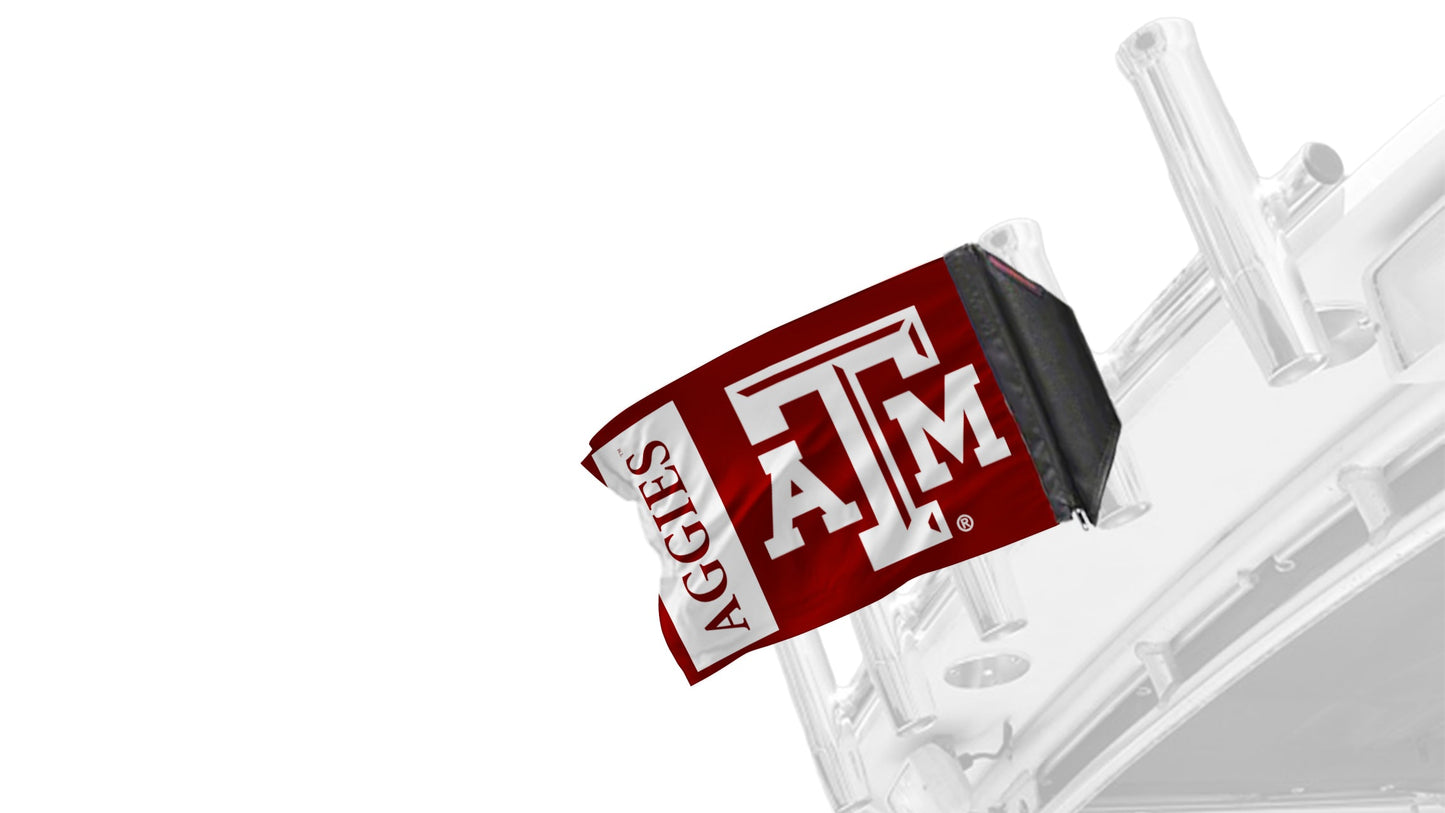 Texas A&M 11"x17" Forever Wave Flag for Boats