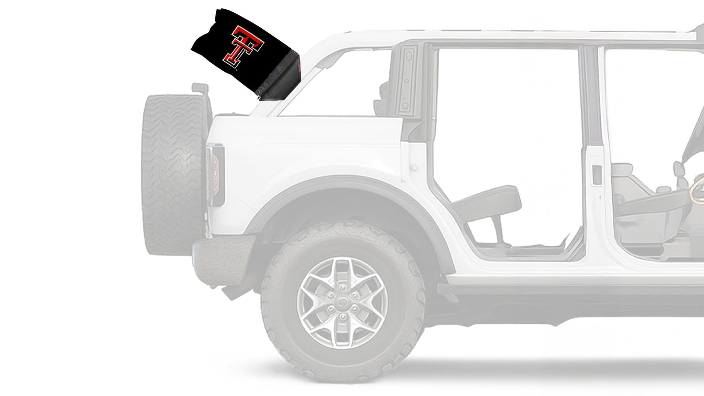 Texas Tech 11"x17" Forever Wave Flag for Bronco