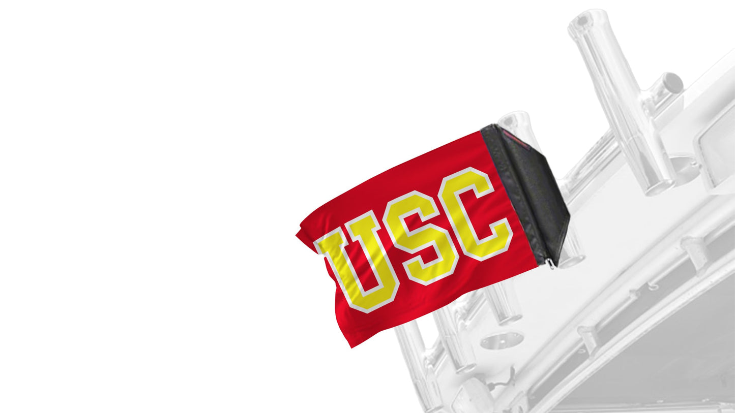 Southern California USC 11"x17" Forever Wave Flag for Boats