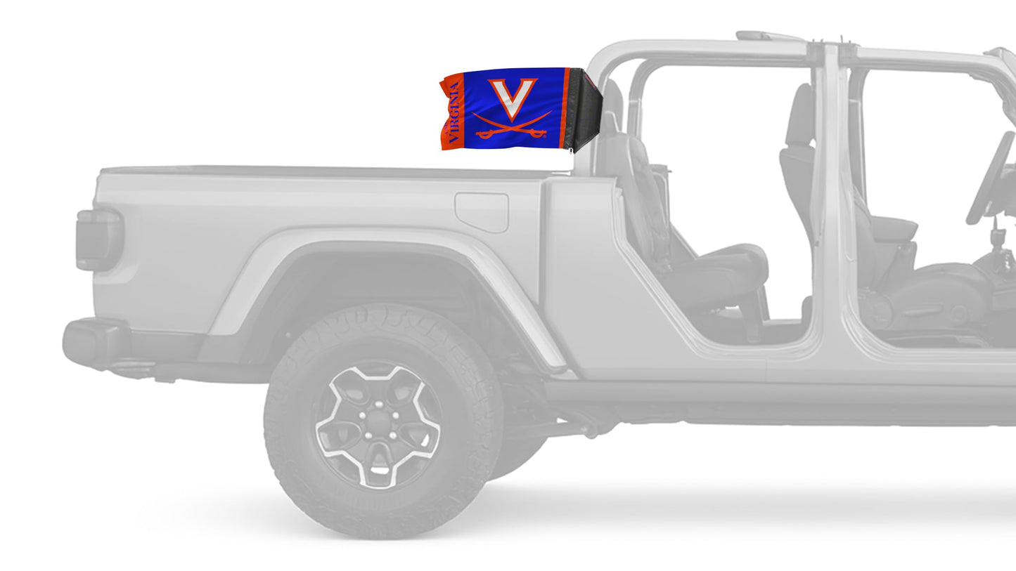 UVA 11"x17" Forever Wave Flag for Jeep Gladiator JT