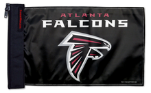 Atlanta Falcons 11"x17" Forever Wave Flag for Bronco