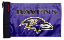 Baltimore Ravens 11"x17" Forever Wave Flag for Jeep Wrangler JL 2-Door 2018-Present