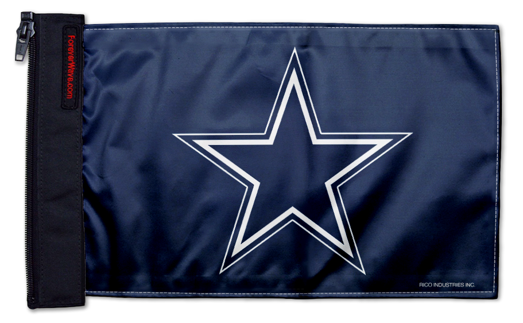 Dallas Cowboys Blue 11"x17" Forever Wave Flag for Jeep Gladiator JT