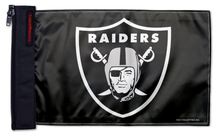 Las Vegas Raiders 11"x17" Forever Wave Flag for Jeep Wrangler TJ 1996-2006
