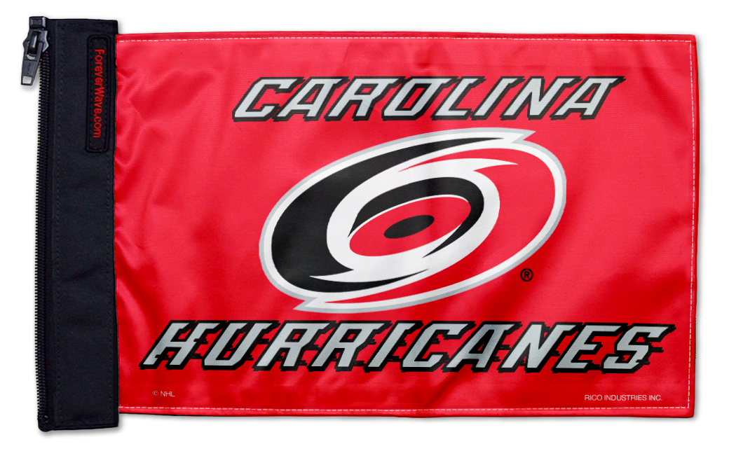 Carolina Hurricanes 11"x17" Forever Wave Flag for Bronco