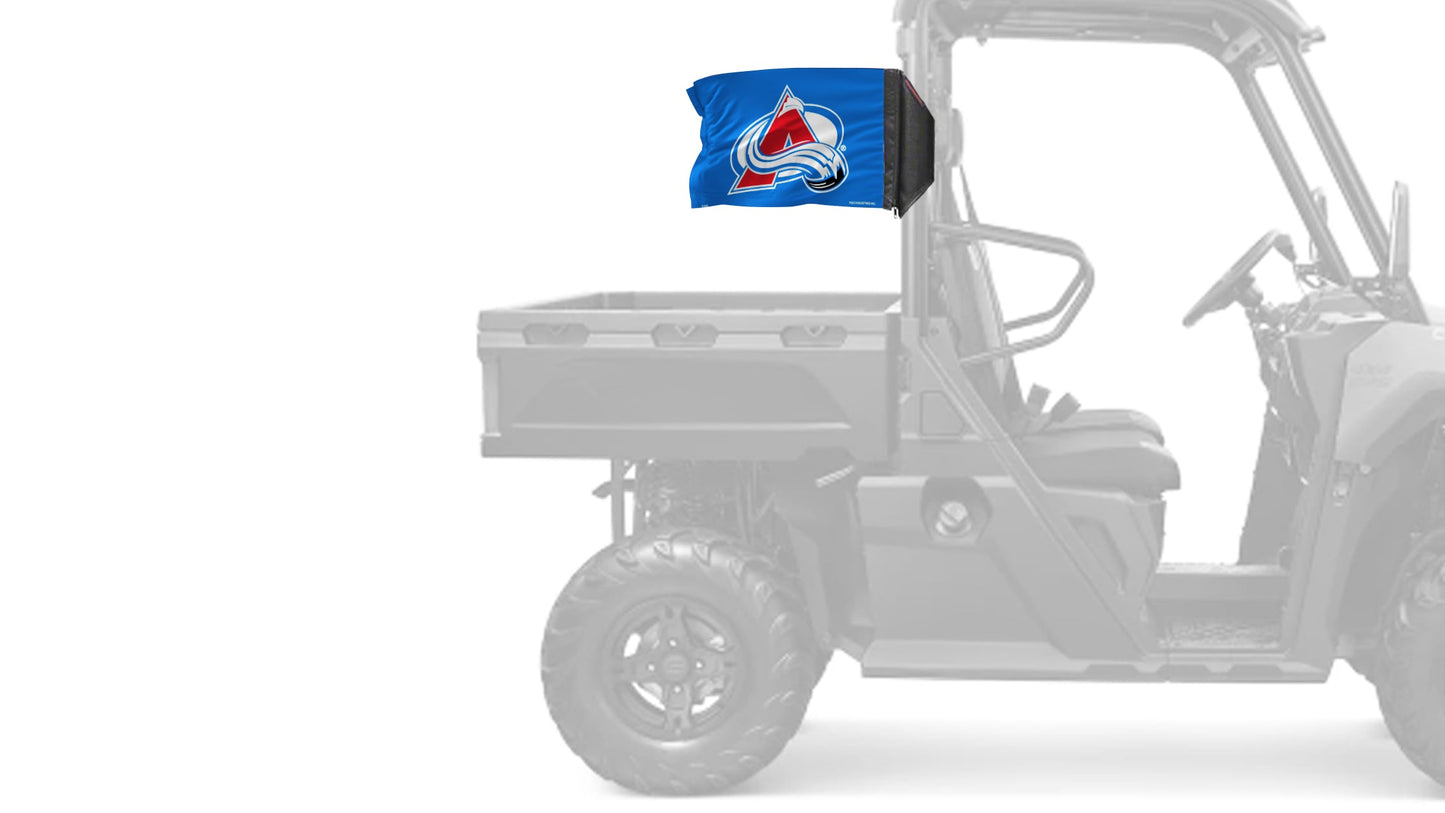 Colorado Avalanche 11"x17" Forever Wave Flag for UTVs