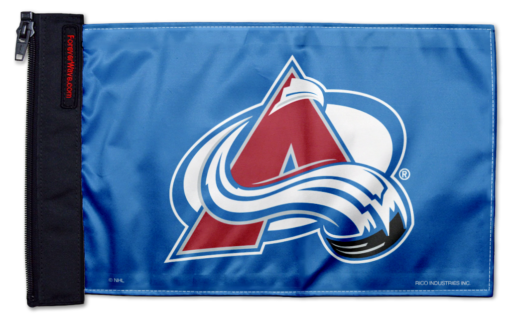 Colorado Avalanche 11"x17" Forever Wave Flag for Jeep Wrangler LJ 2003-2006