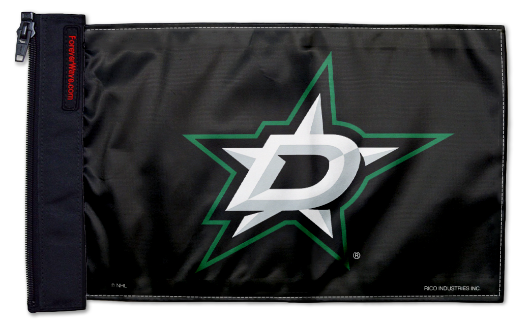 Dallas Stars 11"x17" Forever Wave Flag for Golf Carts
