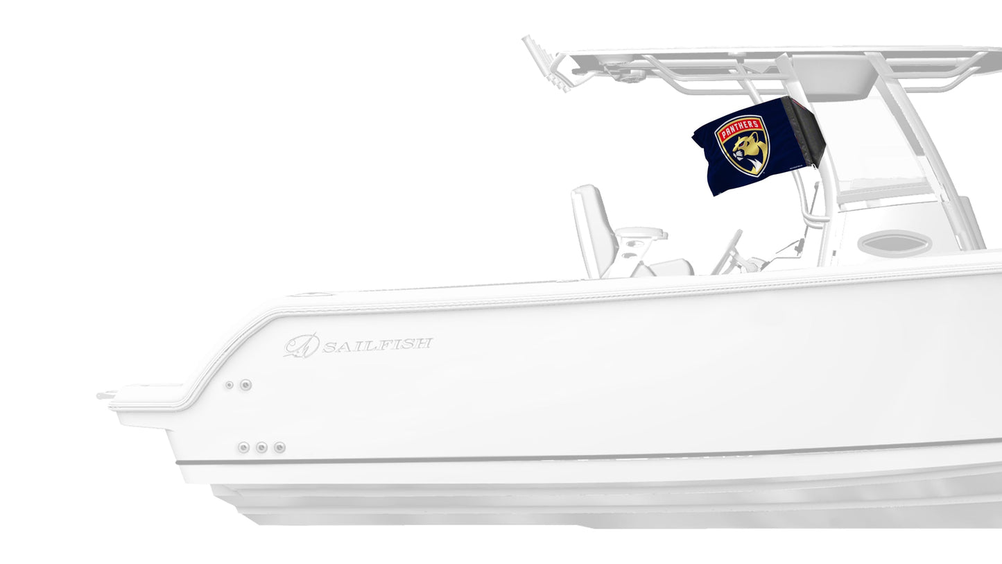 Florida Panthers 11"x17" Forever Wave Flag for Boats