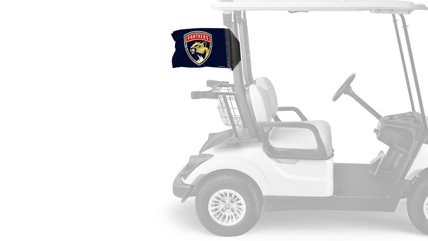 Florida Panthers 11"x17" Forever Wave Flag for Golf Carts