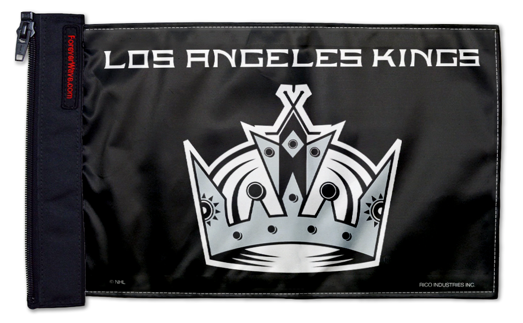Los Angeles Kings 11"x17" Forever Wave Flag for Jeep Wrangler TJ 1996-2006
