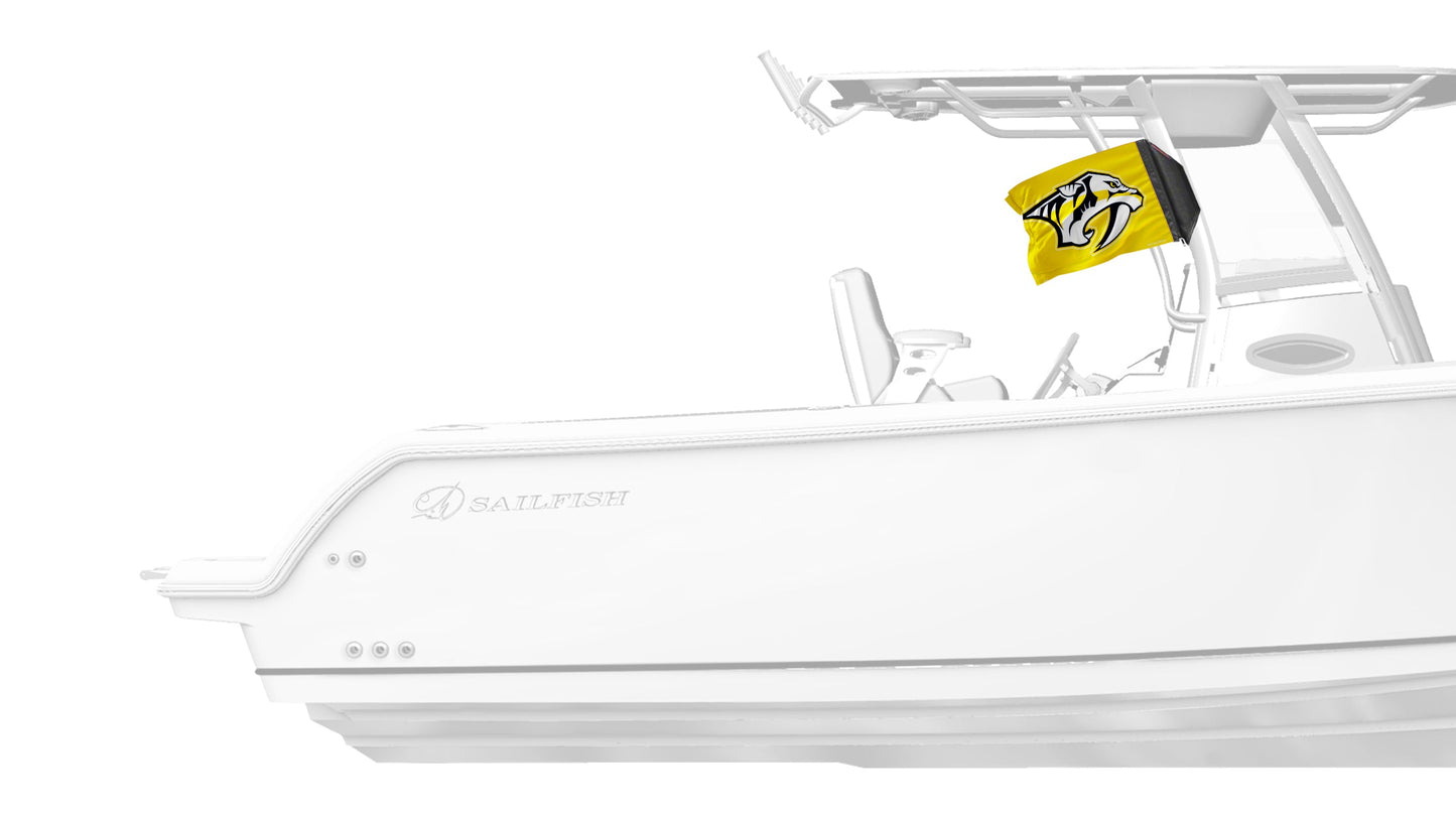 Nashville Predators 11"x17" Forever Wave Flag for Boats