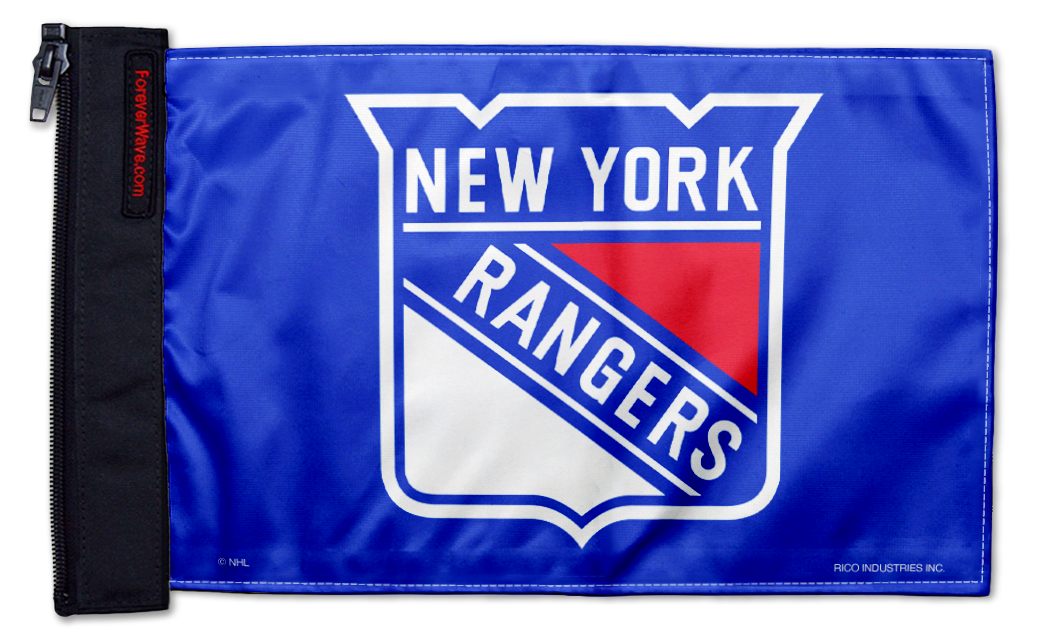 New York Rangers 11"x17" Forever Wave Flag for Bronco
