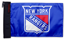 New York Rangers 11"x17" Forever Wave Flag for Jeep Wrangler JL 2-Door 2018-Present