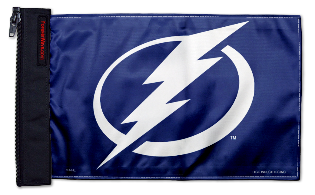 Tampa Bay Lightning 11"x17" Forever Wave Flag for Bronco