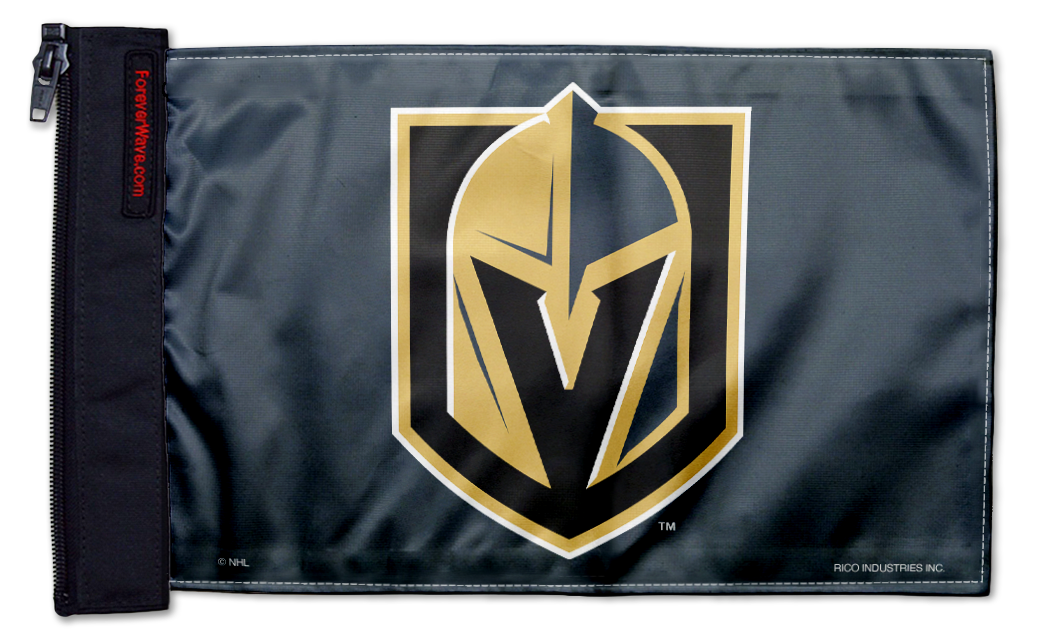 Las Vegas Knights 11"x17" Forever Wave Flag for Jeep Wrangler TJ 1996-2006