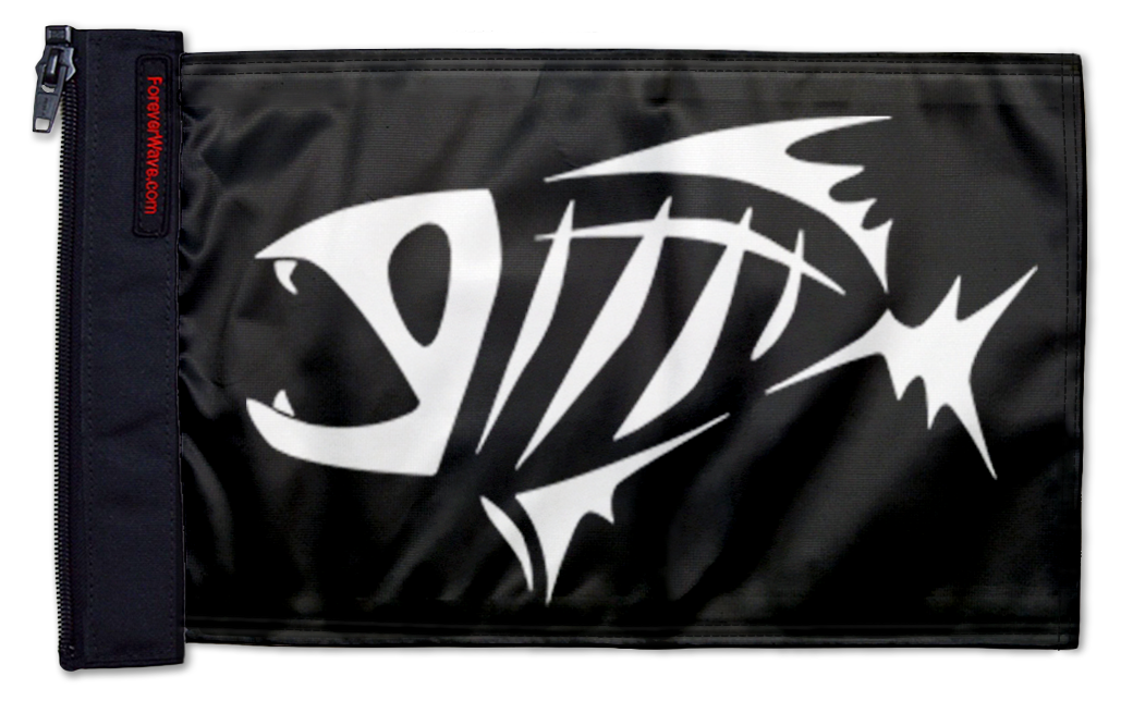G Loomis 12"x18" Forever Wave Flag for Jeep Wrangler JL 2-Door 2018-Present