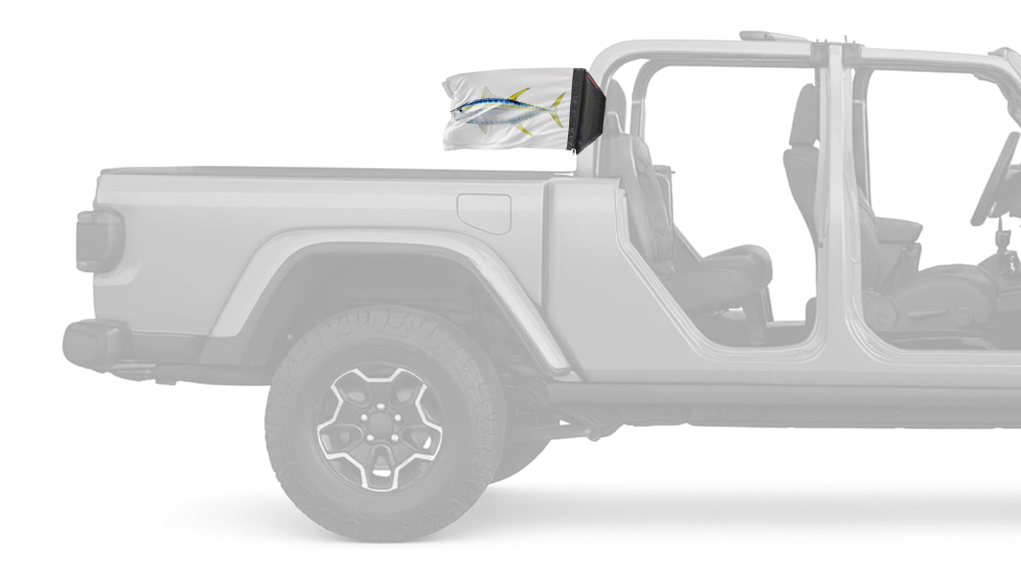 Tuna 12"x18" Forever Wave Flag for Jeep Gladiator JT