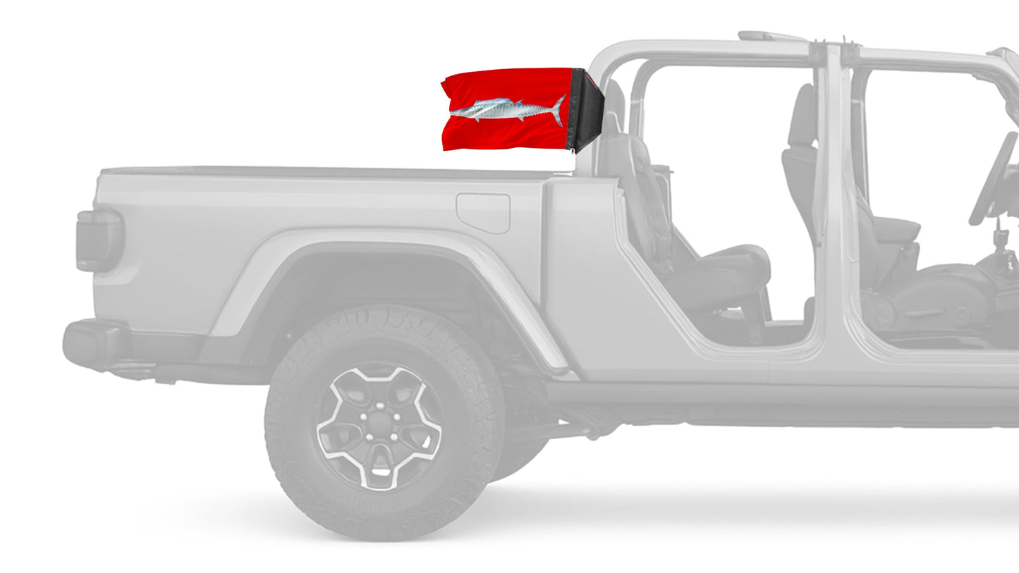 Wahoo 12"x18" Forever Wave Flag for Jeep Gladiator JT