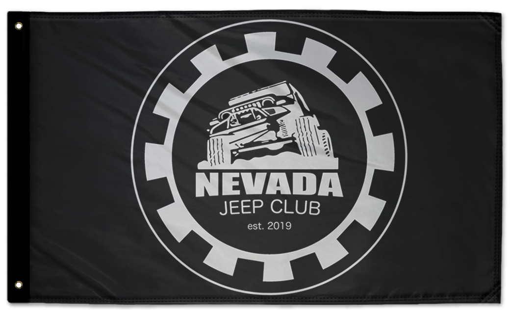 Nevada Jeep Club 3'x5' Double-Sided Flag