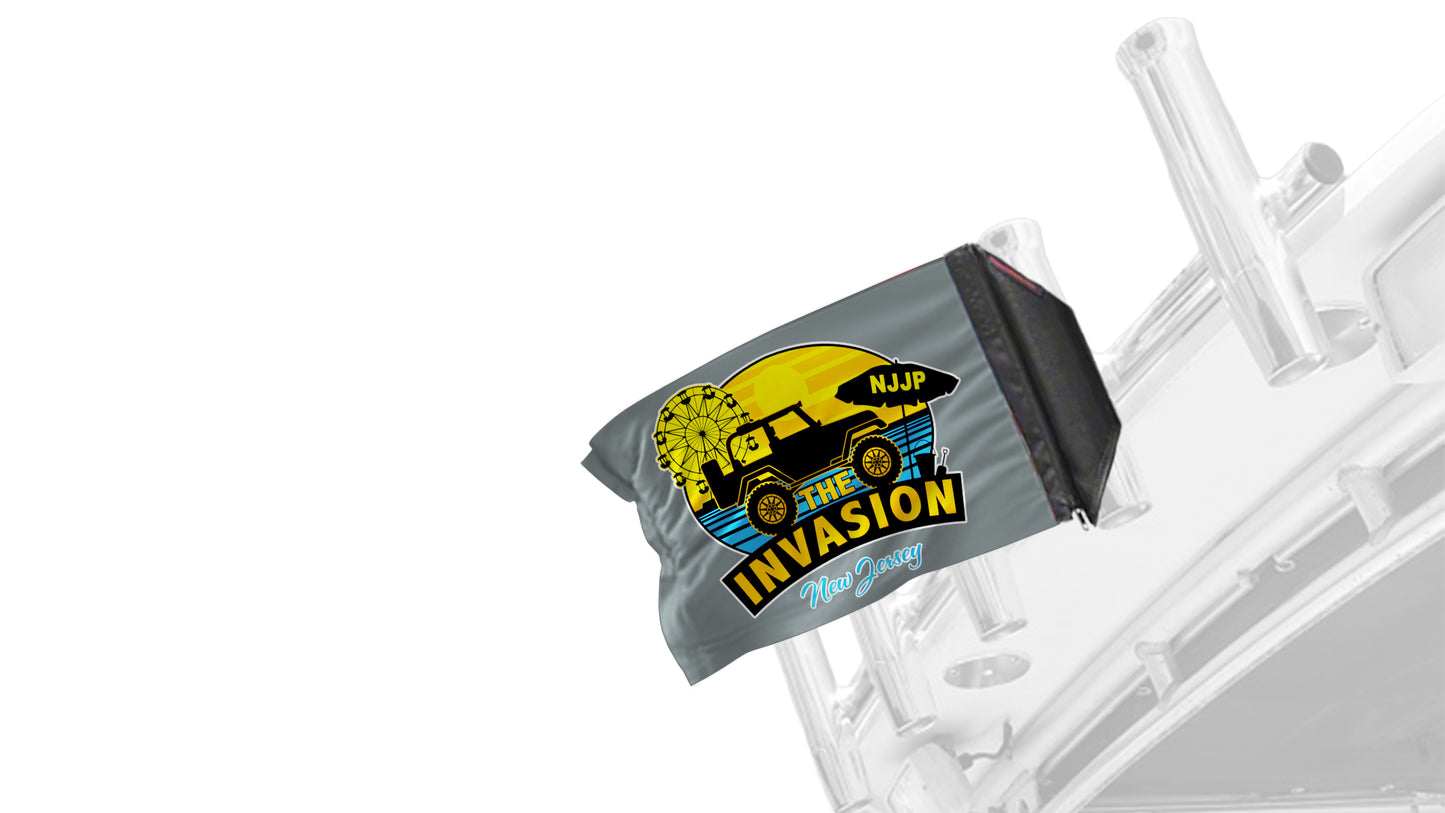 New Jersey Jeep Invasion 12"x18" Forever Wave Flag