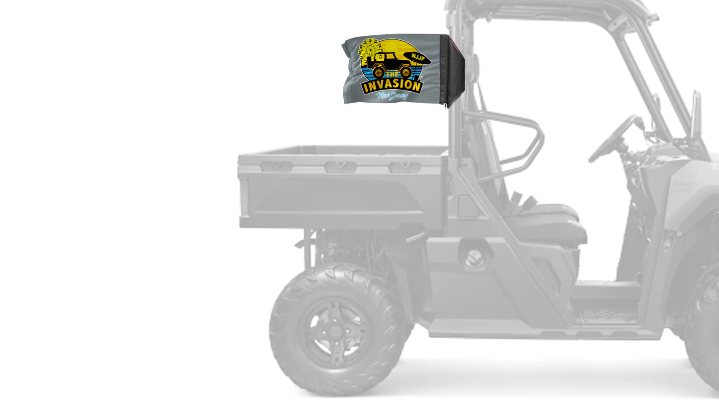 New Jersey Jeep Invasion 12"x18" Forever Wave Flag